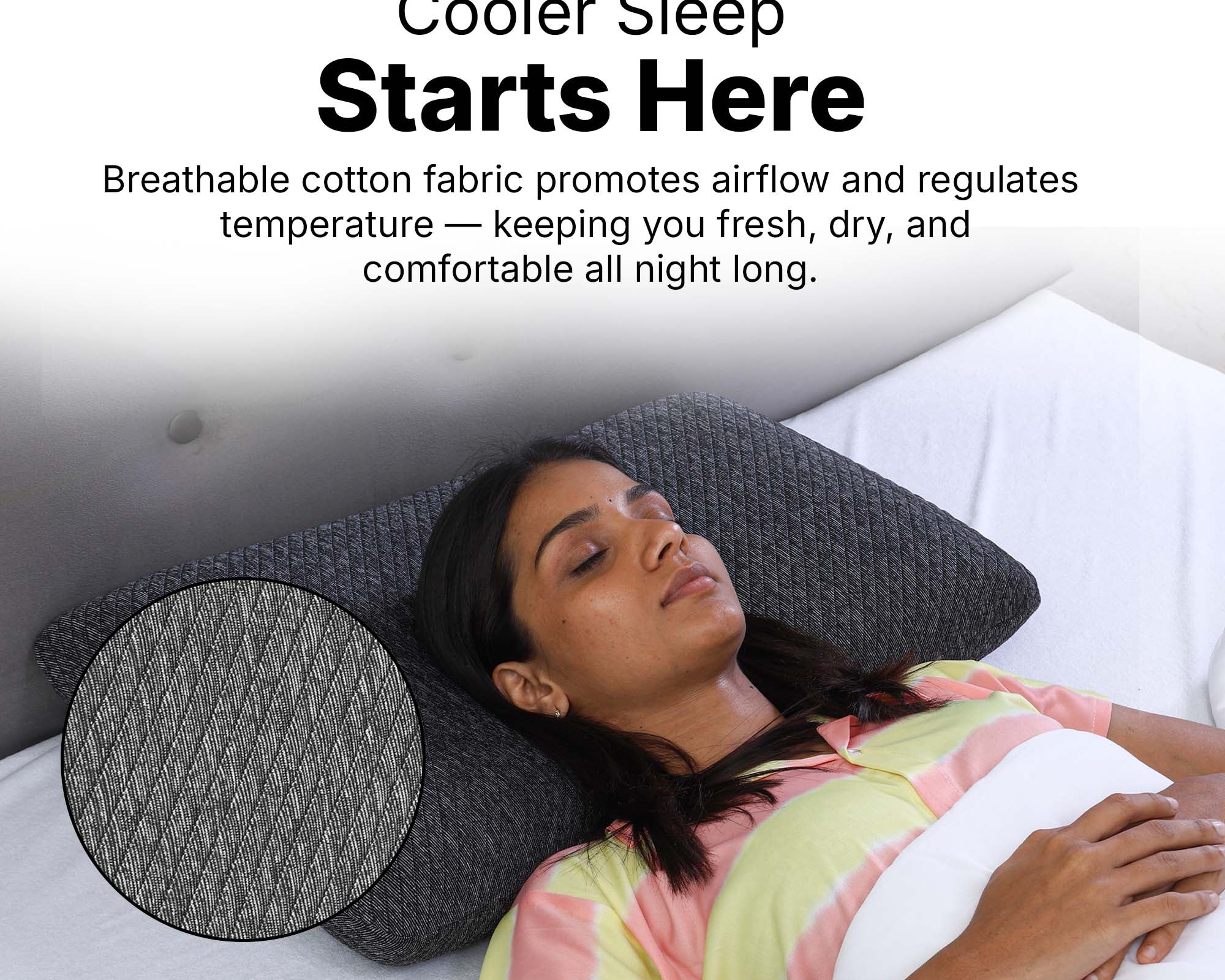 Twinkido memory foam pillow for neck pain