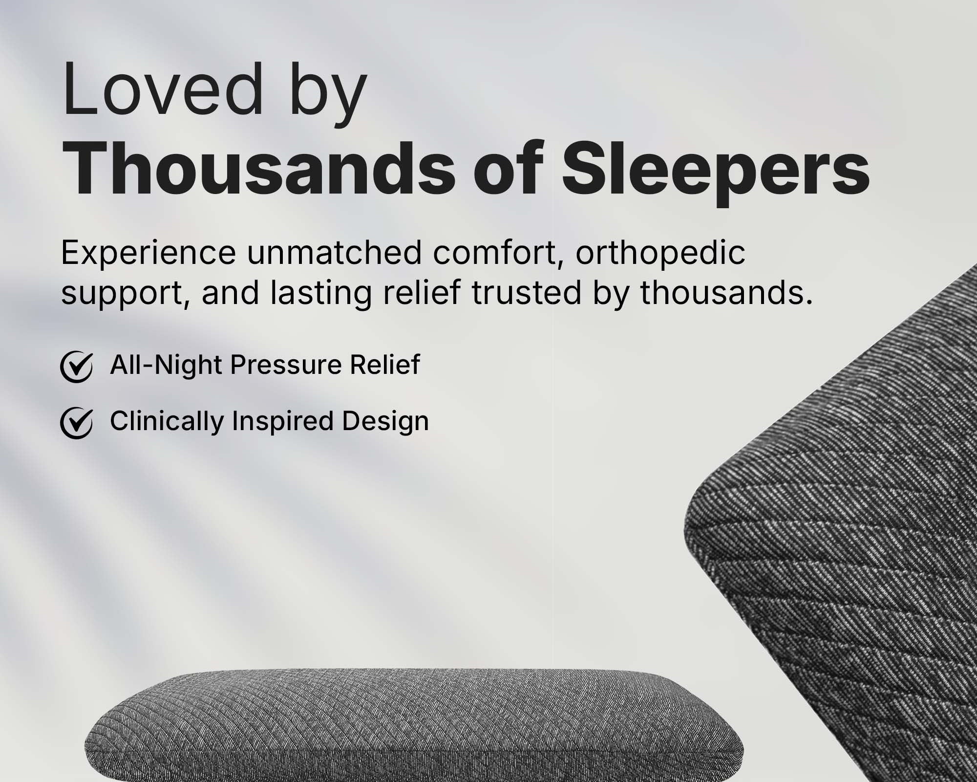 Twinkido memory foam pillow for neck pain