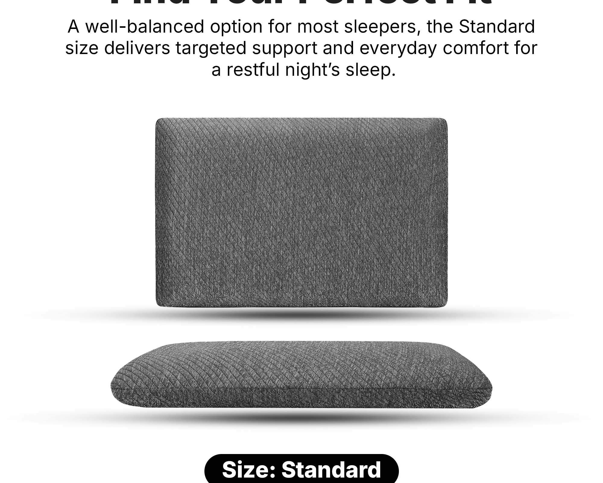 Twinkido memory foam pillow for neck pain