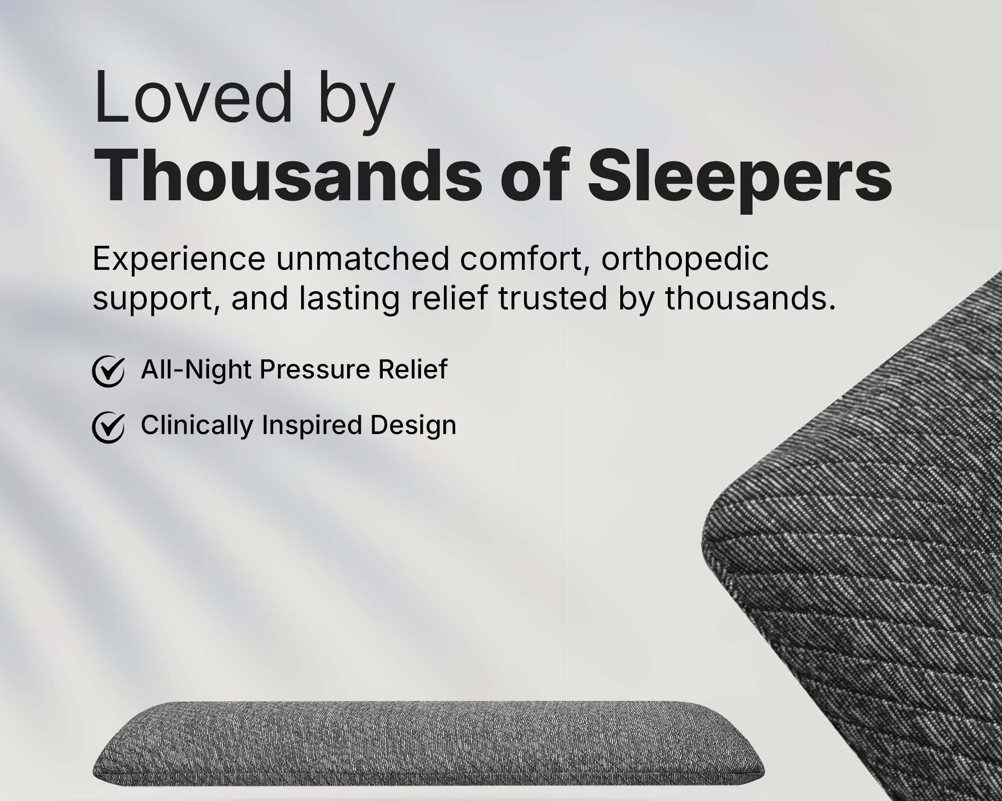 Twinkido memory foam pillow for neck pain