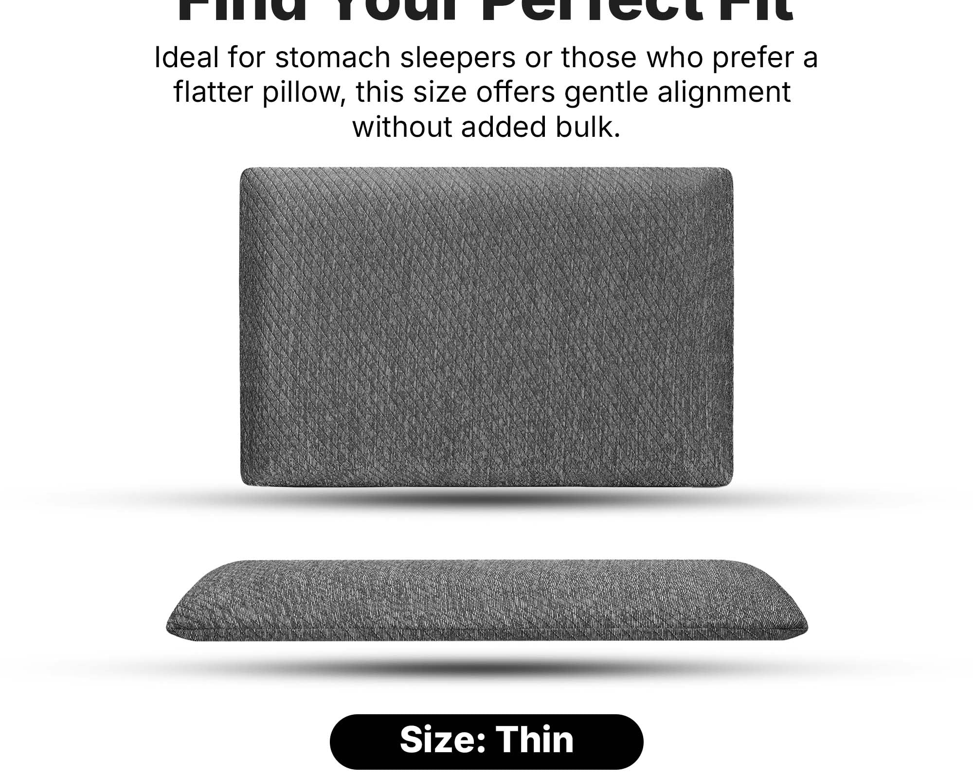 Twinkido memory foam pillow for neck pain