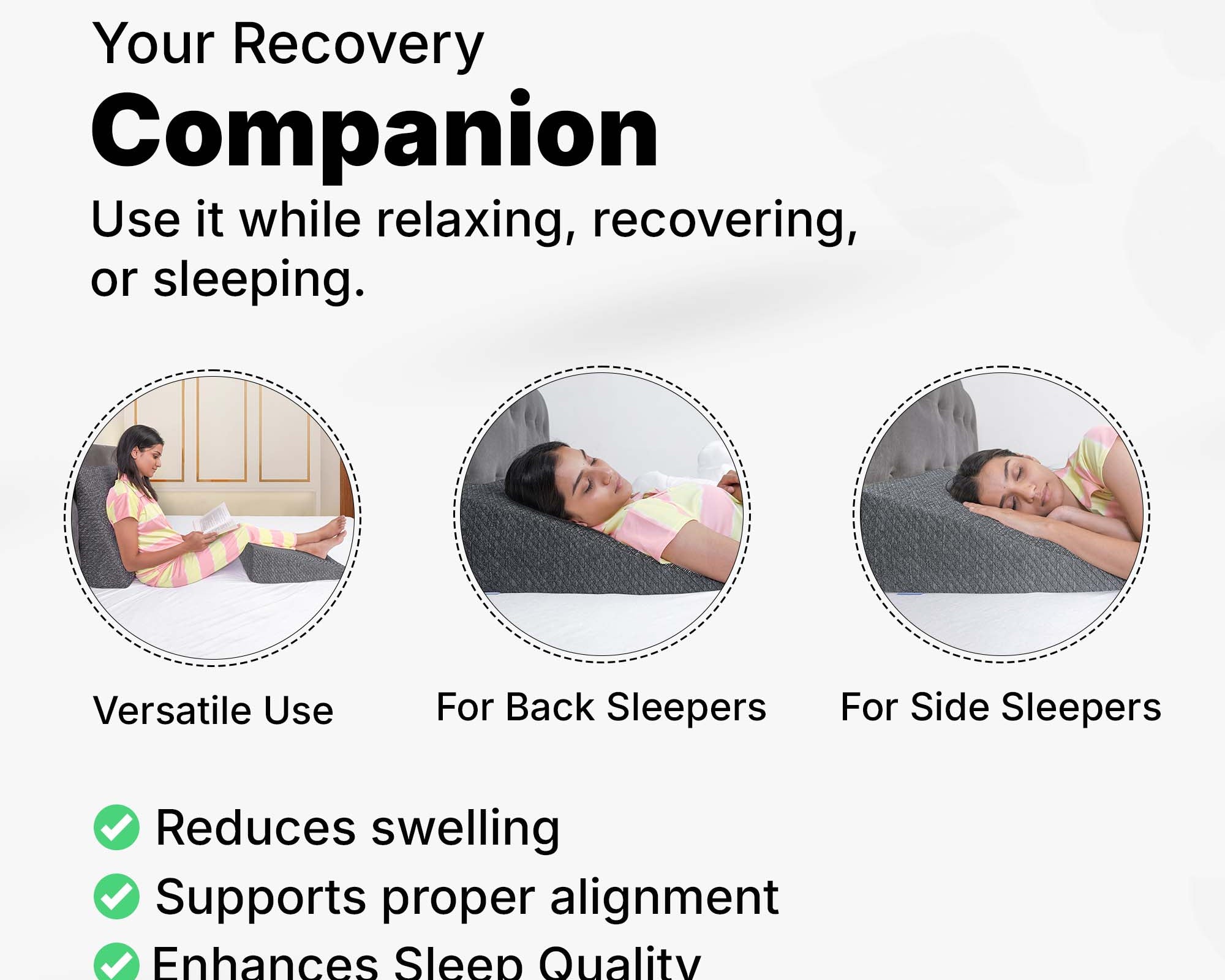 Twinkido wedge-pillow