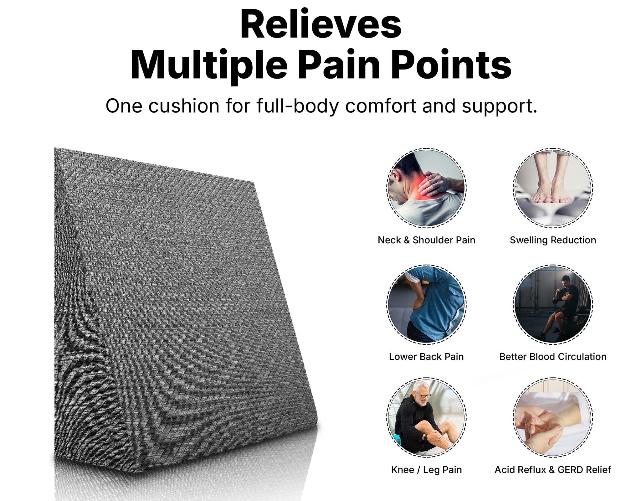 Twinkido wedge-pillow