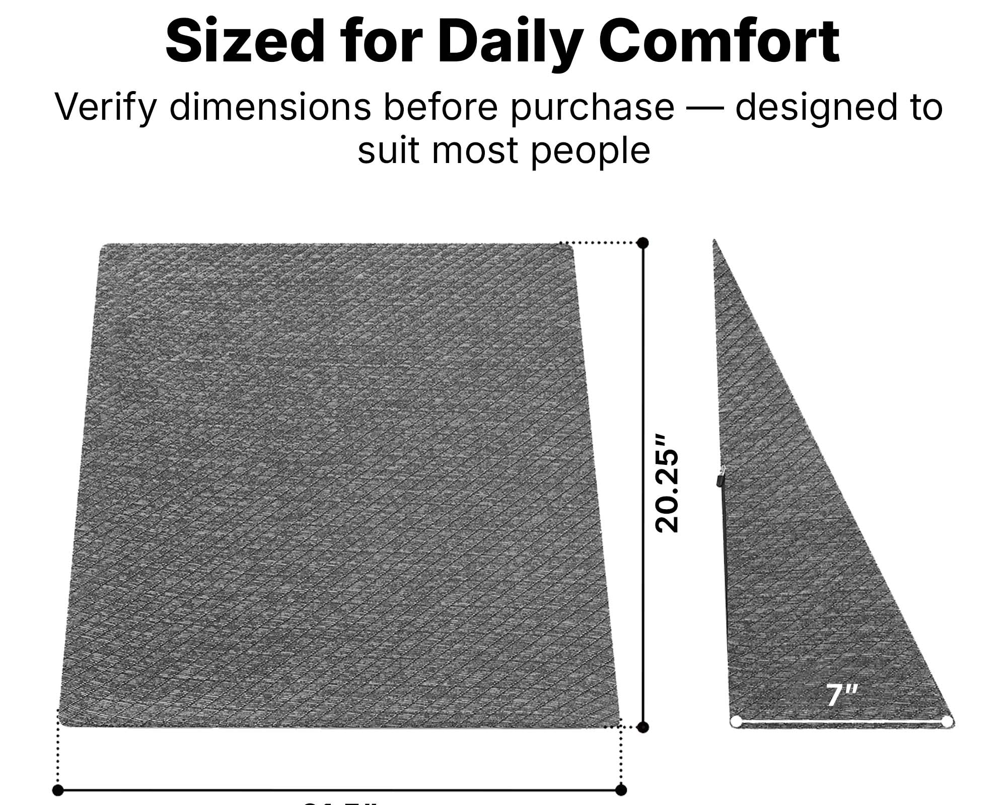 Twinkido wedge-pillow