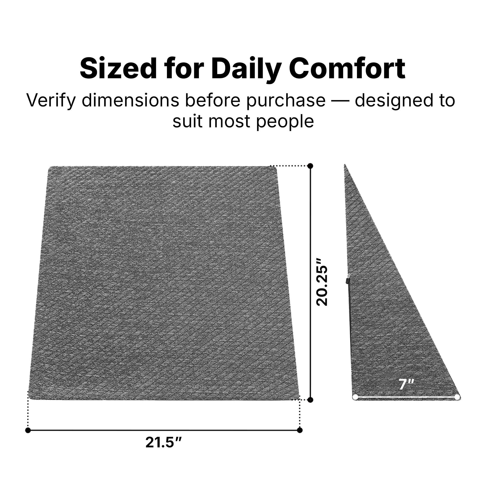 Twinkido wedge-pillow