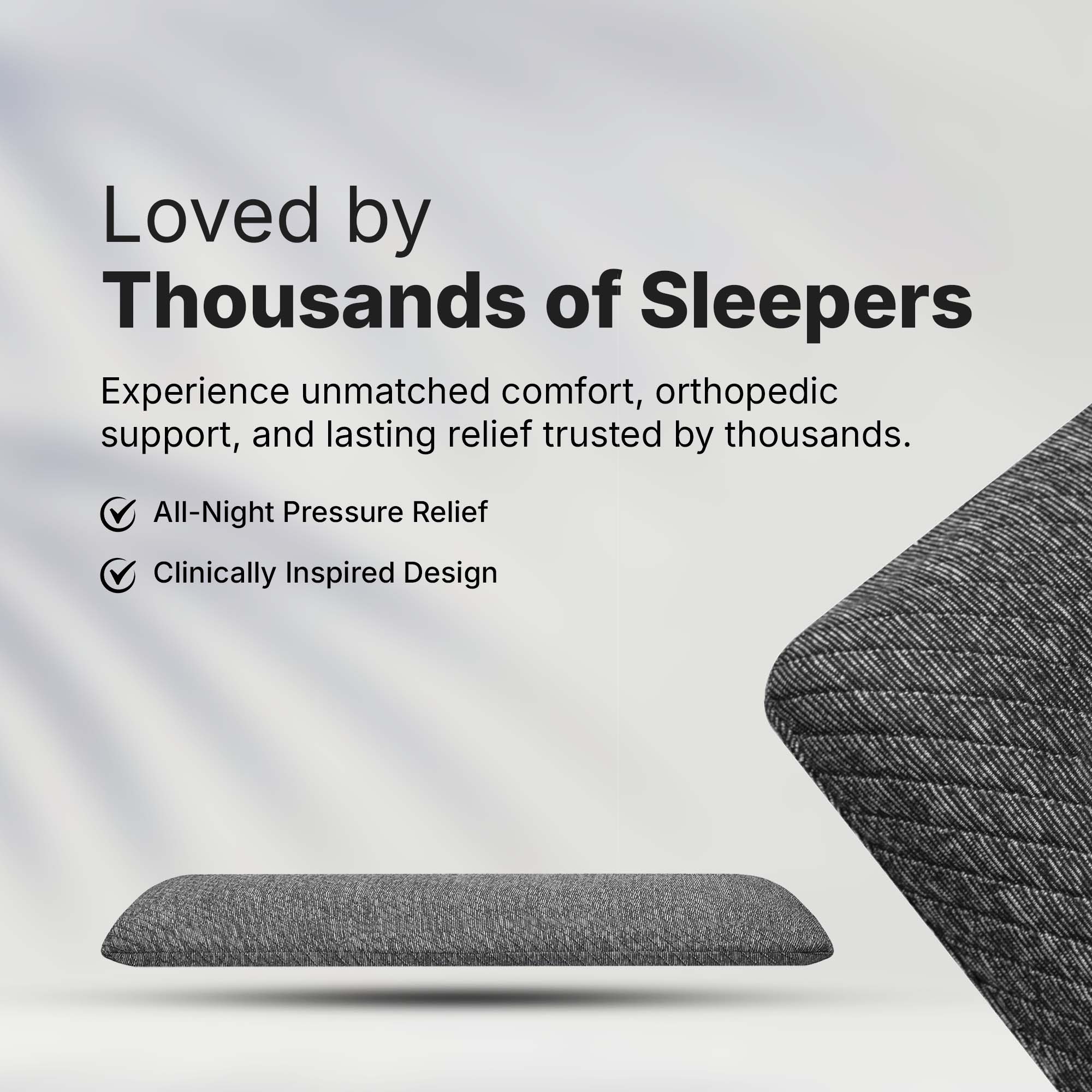 Twinkido memory foam pillow for neck pain