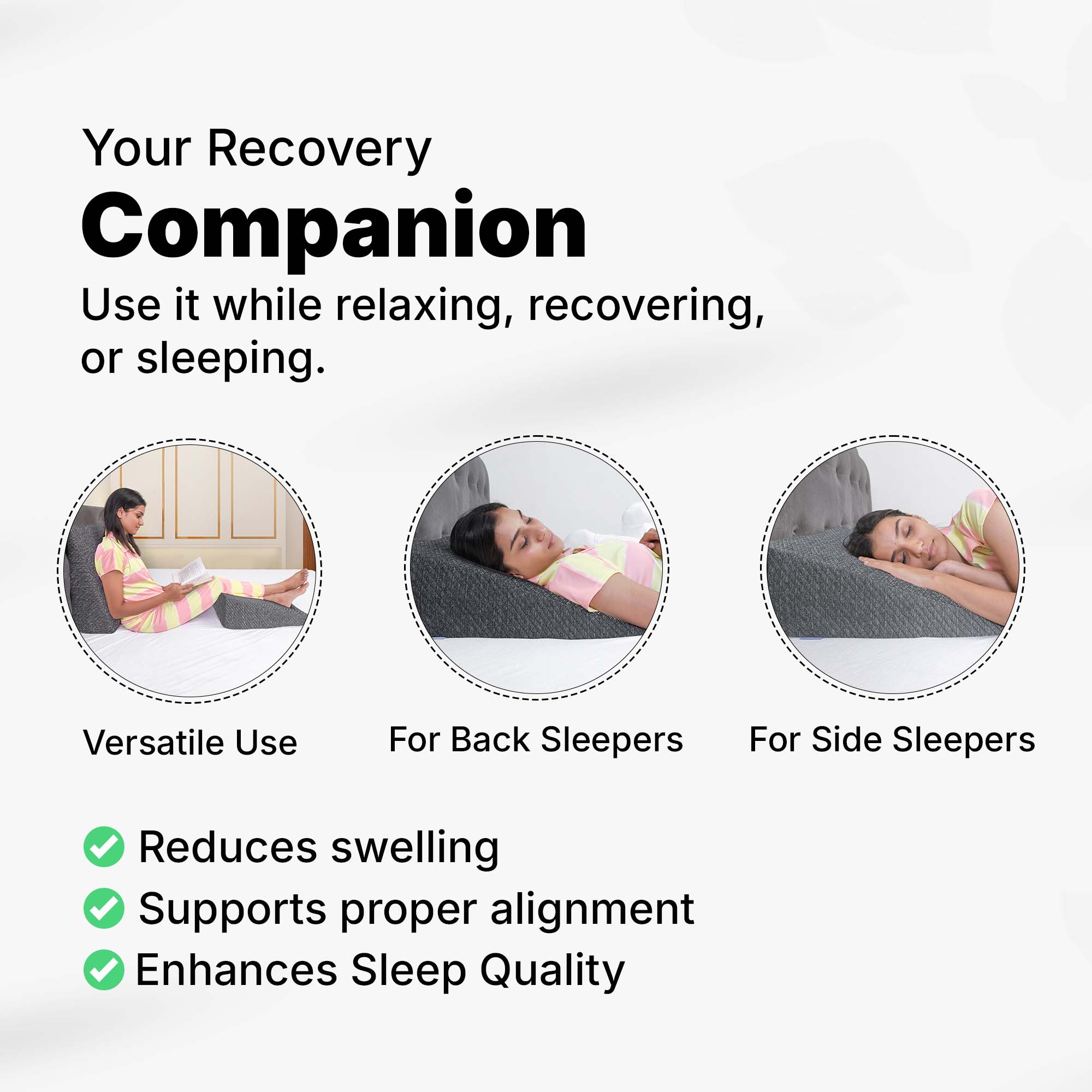 Twinkido wedge-pillow